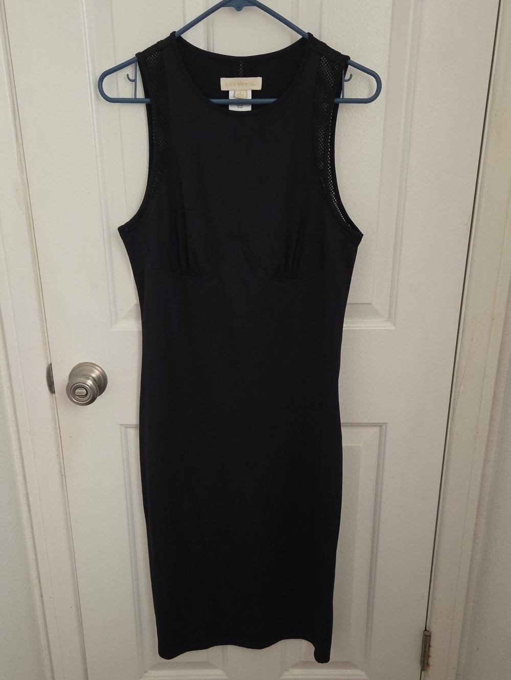 Nicki Minaj Black Sleeveless Midi Dress